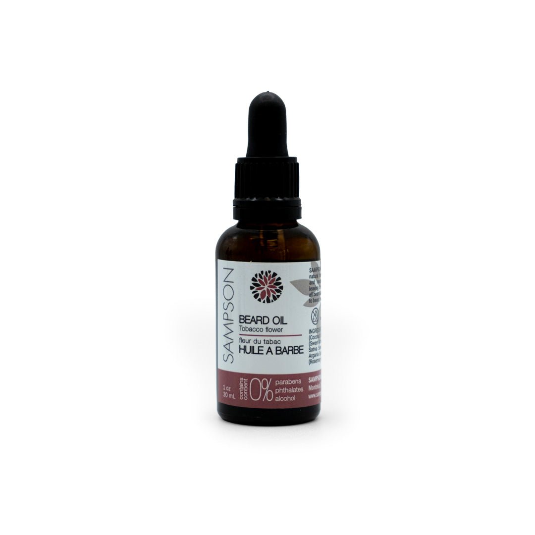 Hemp Beard Oil - Tobacco - Sampson Eco Shop