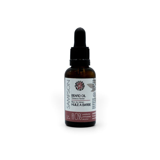 Hemp Beard Oil - Tobacco - Sampson Eco Shop