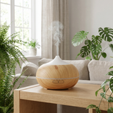 Ultrasonic essential oil diffuser, Naturale, cool mist in a bright living room
