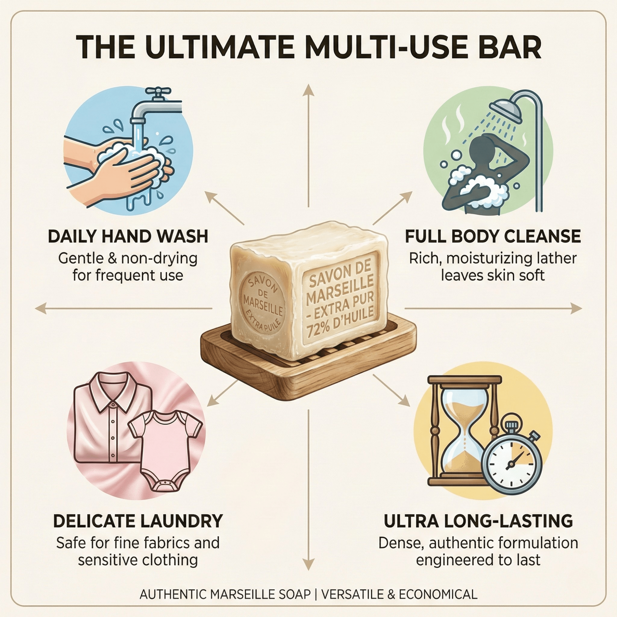 Marseille Soap Cube - Sampson Eco Shop