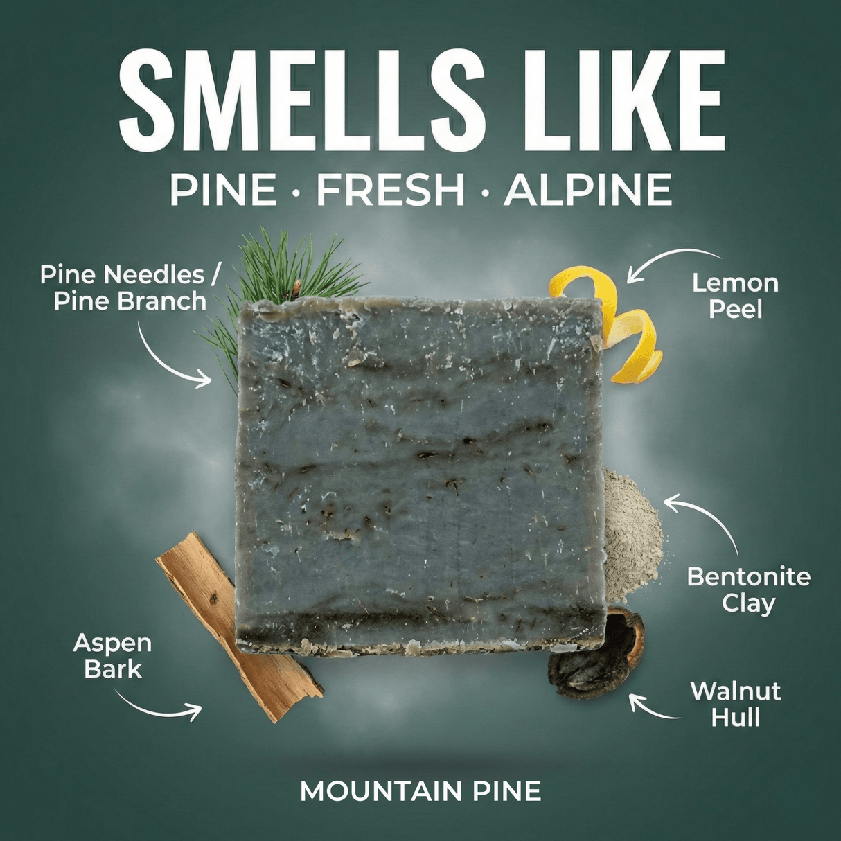 Mountain Pine - Hand Cut Soap - Sampson Eco Shop