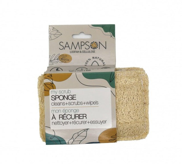 My Scrub Sponge - Loofah & Cellulose - Sampson Eco Shop