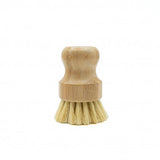 Natural Bamboo Wood Sisal Bristle Pot Dish Brush - Sampson Eco Shop