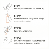 Natural Deodorant Spray - Santal - Sampson Eco Shop