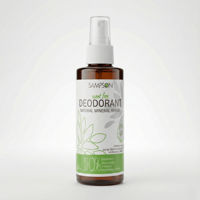 Natural Deodorant Spray - Scent free - Sampson Eco Shop