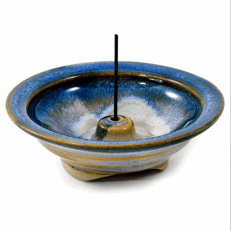 Ocean Blue Wheel Incense Holder - Sampson Eco Shop