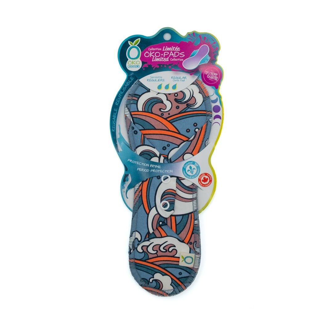 OKO Reusable Menstrual Pads - Regular - Sampson Eco Shop