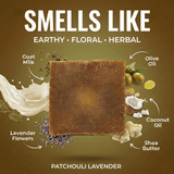 Patchouli Lavender - Hand Cut Soap - Sampson Eco Shop