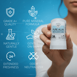 Pure Alum Mineral Deodorant - Sampson Eco Shop