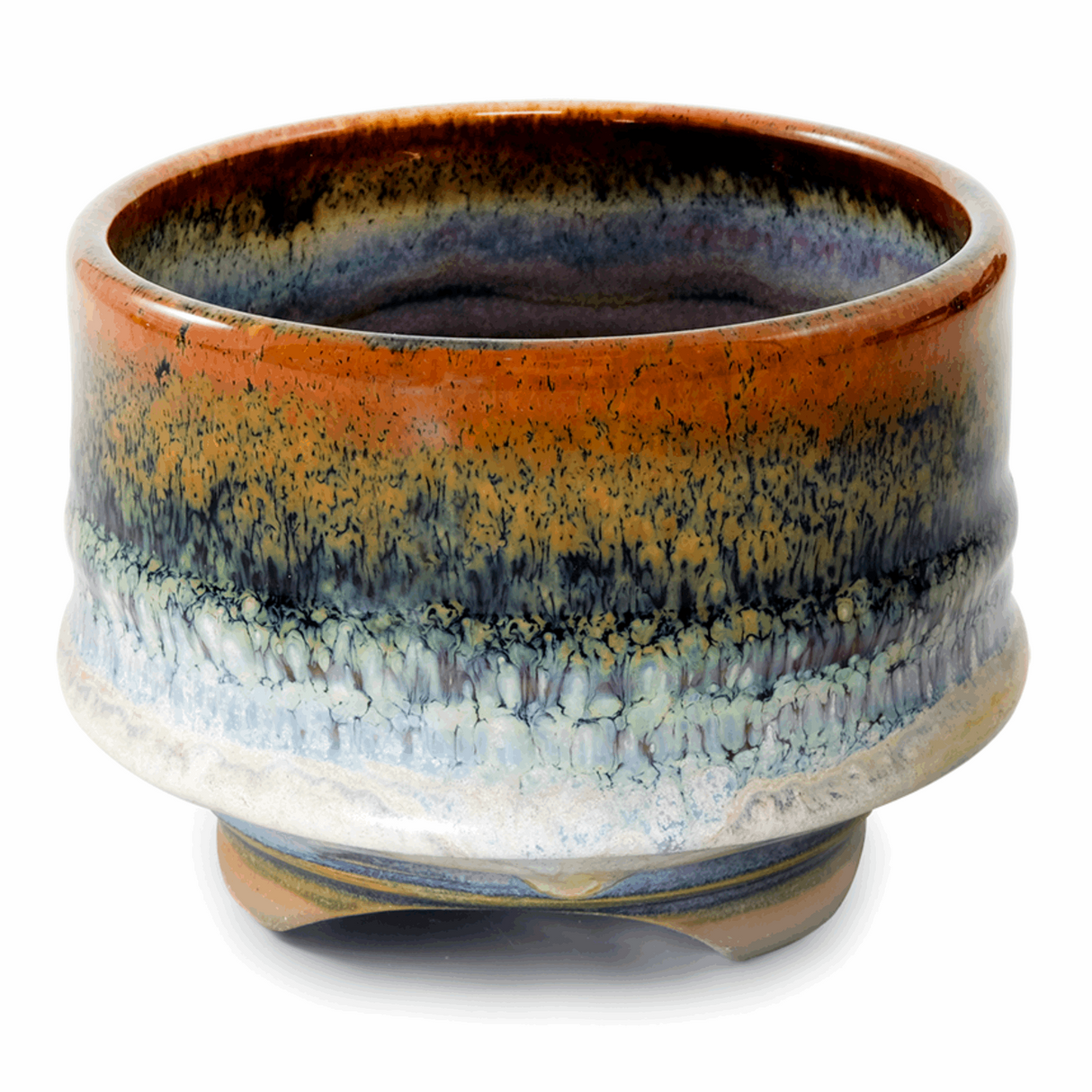 Rust Rim Cup Incense Holder