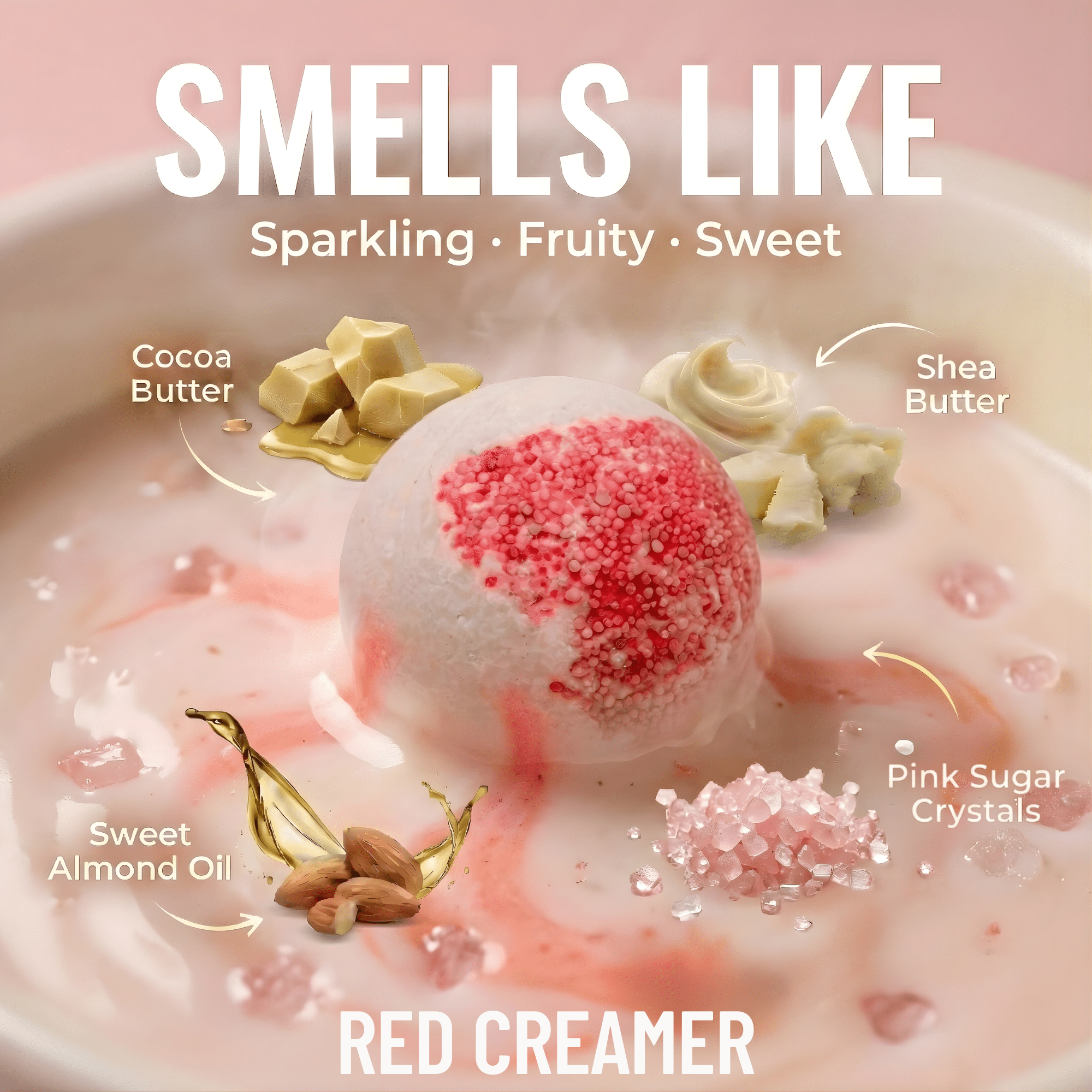 Red Bath Creamer - Sampson Eco Shop