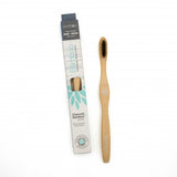 Bamboo Toothbrush with Charcoal and Bamboo Fibres