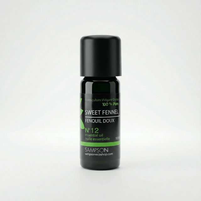 Sweet Fennel Essential Oil, Organic, 10 ml - Sampson Eco Shop