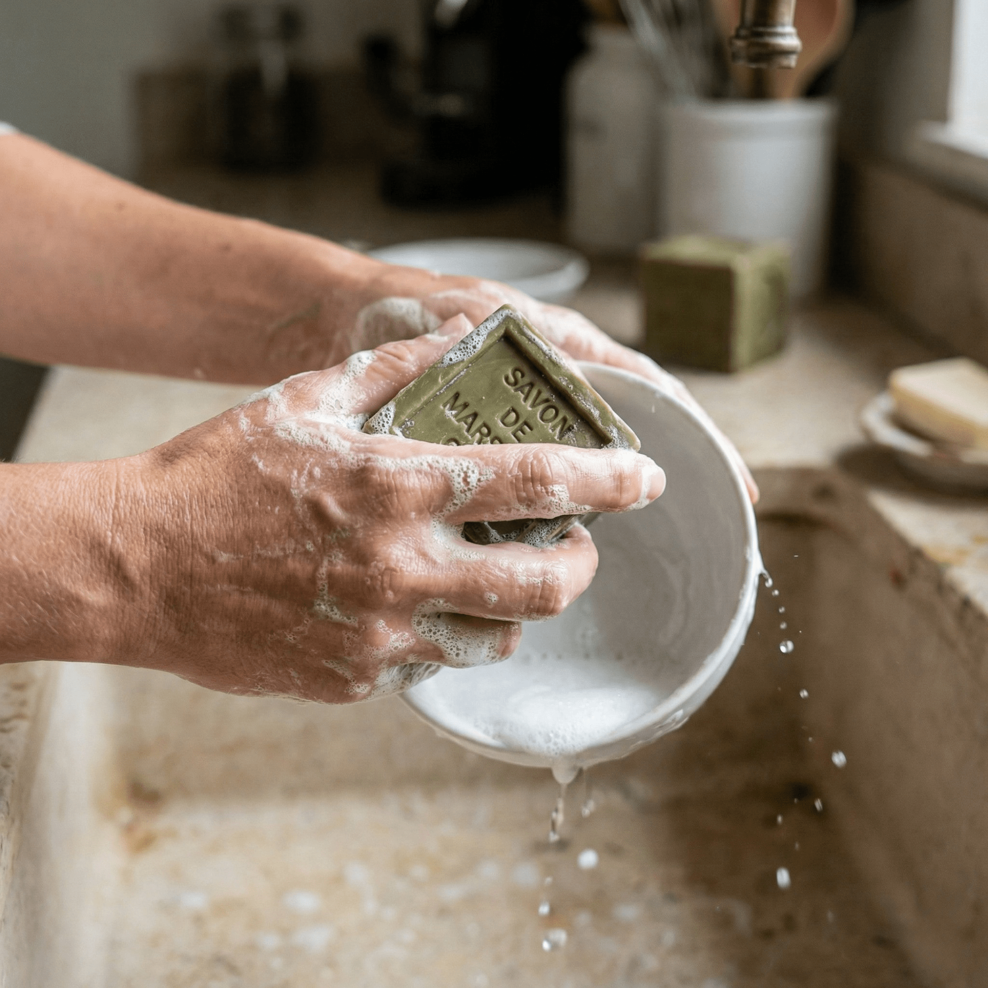 Traditional Olive Oil Marseille Soap Cube - Sampson Eco Shop