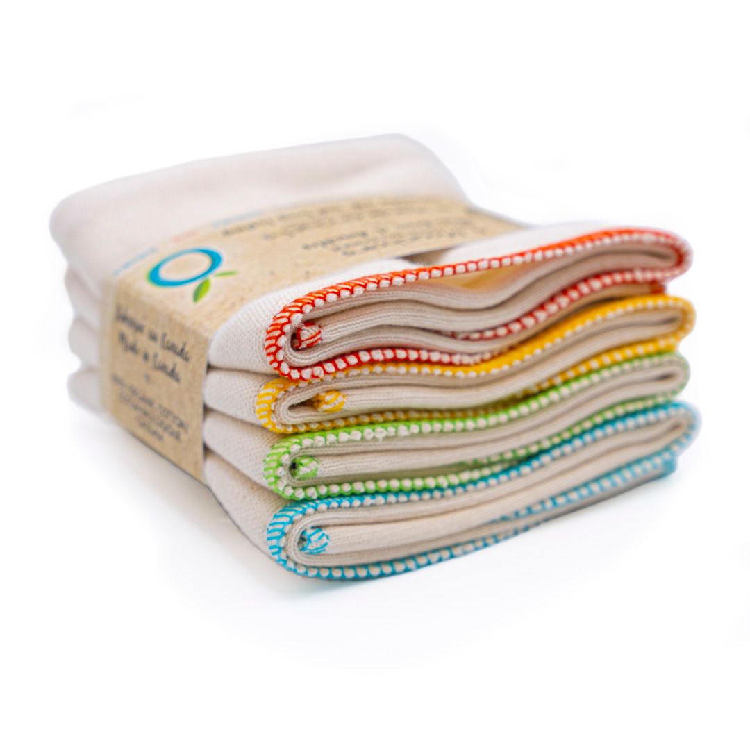 OKO 4 Mouchoirs en Coton Bio