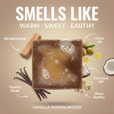 Vanilla Sandalwood - Hand Cut Soap - Sampson Eco Shop